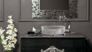 Столешница мраморная Armadi Art Nero Marquina 80см 857-080-NM